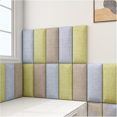 CSYQPDMBDL Wandpaneele Gepolstert, Abziehbare und klebende Kopfteil-Wandplatte, 3D-Softbag-Wandplatten, selbstklebendes Schlafzimmer-Wandkissen(A,160x50cm) von CSYQPDMBDL