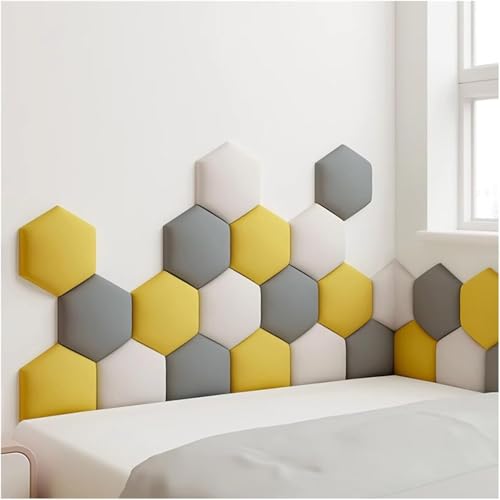 CSYQPDMBDL Wandpaneele Gepolstert, Abziehbares und aufklebbares Kopfteil-Wandpaneel, kollisionssicherer gepolsterter Wandaufkleber for das Schlafzimmer(B,L-150cm) von CSYQPDMBDL