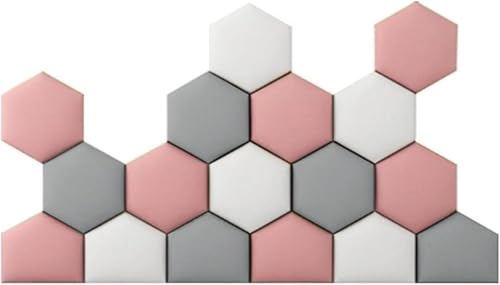 CSYQPDMBDL Wandpaneele Gepolstert, Abziehen und Aufkleben der Kopfteil-Wandplatte, Wandmontiertes gepolstertes Schallschutzpanel, Wandaufkleber for Schlafzimmer(A,L-120cm) von CSYQPDMBDL