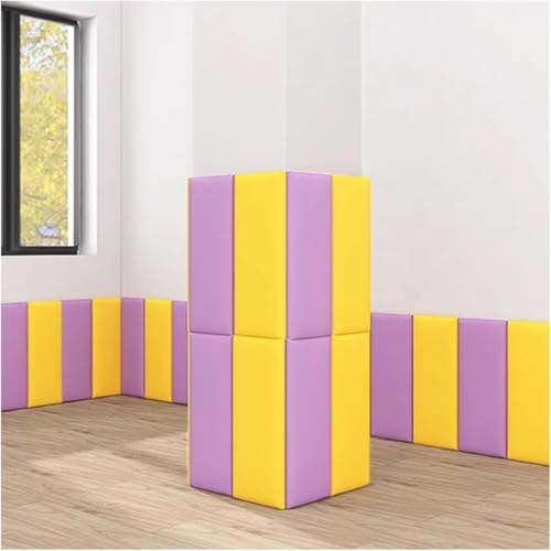 CSYQPDMBDL Wandpaneele Gepolstert, Abziehen und Aufkleben von Kopfteilen, 4er-/6er-/8er-/10er-Pack, Selbstklebende Kopfteilplatten for die Wand(B,120x50cm) von CSYQPDMBDL