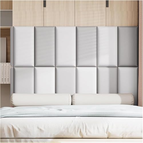 CSYQPDMBDL Wandpaneele Gepolstert, Abziehen und Aufkleben von gepolsterten Wandpaneelen for das Kopfteil, 3D-Wandaufkleber for das Schlafzimmer(C,80x50cm) von CSYQPDMBDL