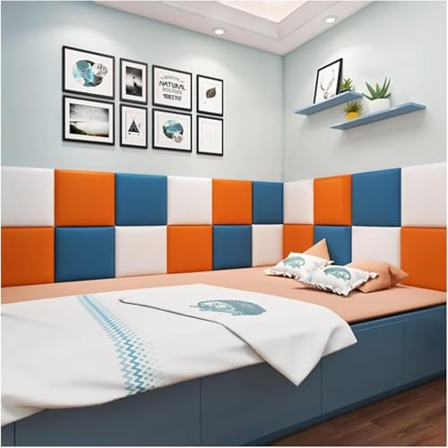 CSYQPDMBDL Wandpaneele Gepolstert, Abziehen und Aufkleben von gepolsterten Wandpaneelen for das Kopfteil, schalldichtes, weiches Kissen for das Schlafzimmer(A,300x30cm) von CSYQPDMBDL