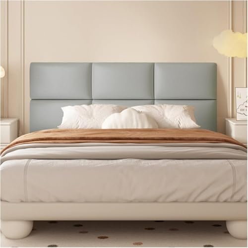CSYQPDMBDL Wandpaneele Gepolstert, Gepolsterte Wandpaneele, abnehmbares Dekor-Bettkopfteil, abziehbare und klebende Wandpaneele for Schlafzimmer(Grey,200x50cm) von CSYQPDMBDL