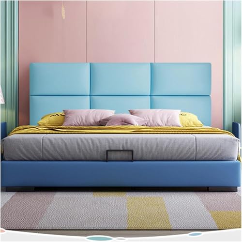 CSYQPDMBDL Wandpaneele Gepolstert, Gepolsterte Wandpaneele, abnehmbares Dekor-Bettkopfteil, abziehbare und klebende Wandpaneele for Schlafzimmer(Light Blue,80x50cm) von CSYQPDMBDL