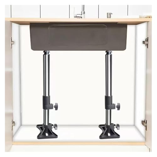 Unterbau-Spülbeckenhalterungen, Unterbau-Waschbeckenhalterungen, Waschbeckenstützbeine Teleskop, for Badezimmer(2*Height 25-35 cm(9.8"-13.8")) von CSYQPDMBDL