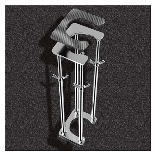 Unterbau-Spülbeckenhalterungen, Verstellbare Stützbeine unter der Spüle, Spülbeckenhalterungen aus Edelstahl, Teleskop-Stützstangen for Handwaschbecken(Height 28-38cm(11"-15")) von CSYQPDMBDL