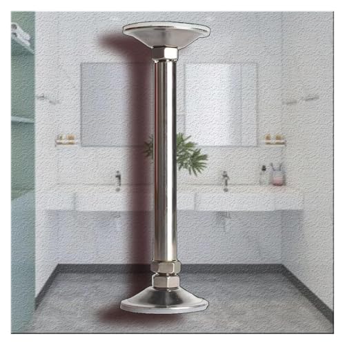 Unterbau-Waschbeckenhalterungen, Küchenspülenhalterung, verstellbar, Edelstahl-Möbelbeinstützstangen for Badezimmerschränke(Height 25-35cm(9.8"-13.8")) von CSYQPDMBDL