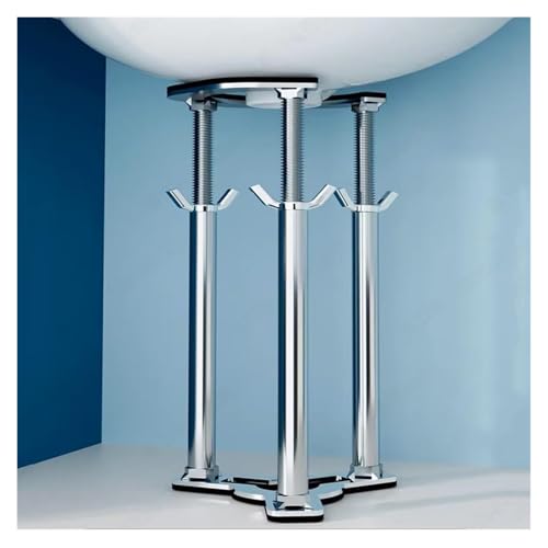 Unterbau-Waschbeckenhalterungen, Stützbeine for Unterbaubecken, verstellbare Halterung for Küchenspülen(Height 28-38cm(11"-15")) von CSYQPDMBDL