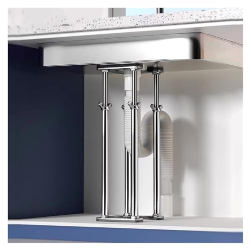 Unterbau-Waschbeckenhalterungen, Unterbau-Spülbeckenhalterungen, verstellbare Beckenstützbeine(Height 56-66 cm(22"-26")) von CSYQPDMBDL