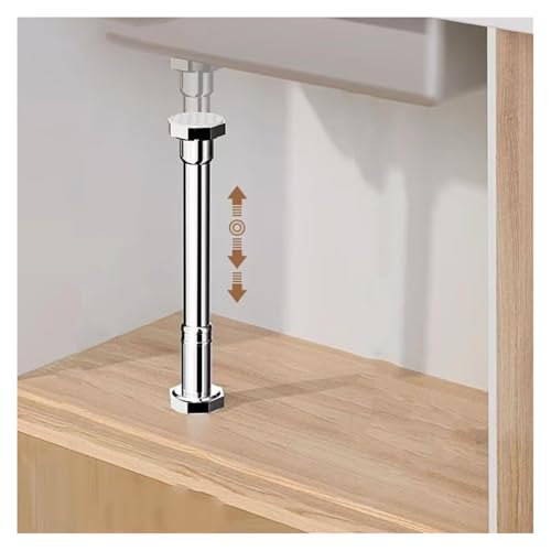Unterbau-Waschbeckenhalterungen, Unterbau-Waschbeckenhalterungen, verstellbare Stützstangen for Badezimmerwaschbecken(H 70-120cm/28"-47") von CSYQPDMBDL