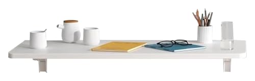 Wandklapptisch, klappbarer Wandtisch, robuster faltbarer Arbeitstisch, Schwebender Regalorganisator, hängender Schreibtisch, perfekte Ergänzung für Zuhause/Büro/Küche/Bar (100 x 30 cm von CSYQPDMBDL