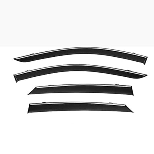 CSYSWJZD Autofenster Windabweiser Sonnenblende für Hyundai Elantra Avante MK7-CN7 2020 2021 2022 2023 2024,Regen Augenbraue Comfort Modifizierte Außendekoration Zubehör von CSYSWJZD