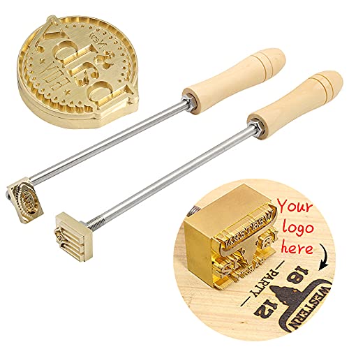 Personalisierte Logo Brandeisen Benutzerdefinierte Metall Grillbrandeisen Stempel Grill Backen Hitze Brandstempel Mit Holz Griff Hochzeit Stempel Für Fleisch Holz Papier Kunststoff Brot Cook von CSstone