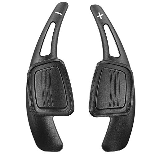 CT-CARID 2 Stück Auto Aluminium Lenkrad Schaltpaddle Shifter Verlängerung Aluminium Kompatibel Schaltwippen Shift Paddle für A3 A4L A5 A8 SQ5 Q7 TT TTS von Geloo