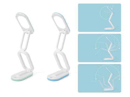 CT LED Schreibtischlampe Dimmbar Leselampe Büroleuchte USB Akku Flexibel faltbar von CT