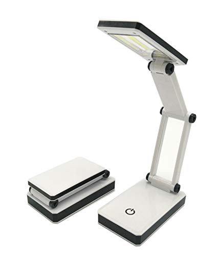 Mobile COB LED Lampe Schreibtischlampe klappbar 3 Helligkeitsstufen ideal für unterwegs von CT