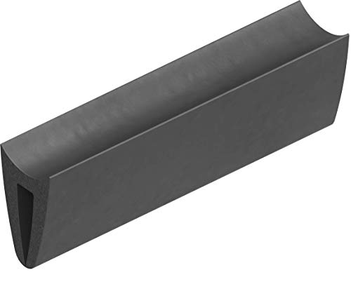 1 m Dichtungsprofil Dichtprofil Kantenschutz EPDM schwarz KB 1.5-2 mm 1C38-06 von CTA Dichtungen