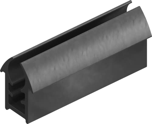 1m Fensterführungsprofil Gummidichtung Klemmprofil Fensterdichtung EPDM 3-4 mm Scheibe schwarz 1C38-16 von CTA Dichtungen