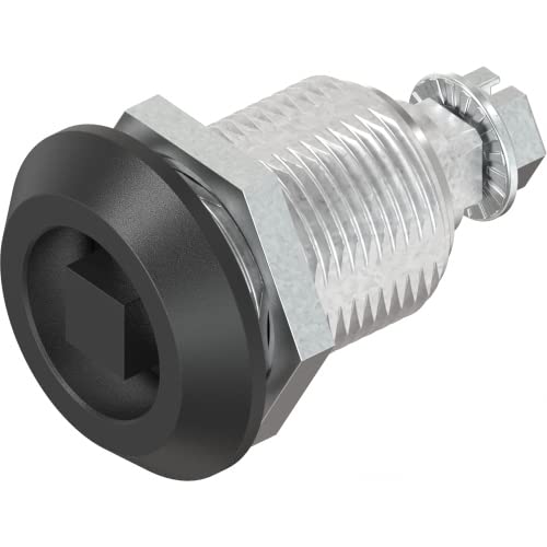 1x Drehspannverschluss Vierkant 8, GD-Zn schwarz DSV 6mm Kompression 1000-U755 von CTA Dichtungen