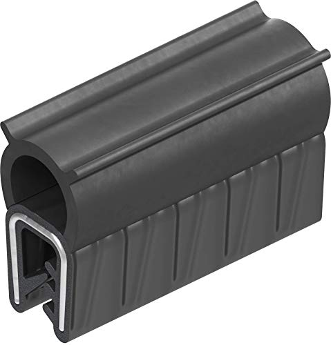 CTA Dichtungen Kofferraumdichtung Kederband mit Balloon obenliegend und 2x Lippen EPDM KB 1-3,5 1C11-05 in Schwarz von CTA Dichtungen