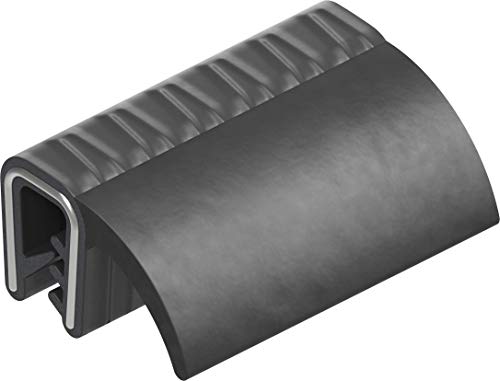 CTA Dichtungen EPDM Kofferraumdichtung Kederband mit seitliche Lippe, Schwarz, 13mm Höhe, 1-3,5mm Klemmbereich, für Auto, Boot, Wohnwagen und Industrie Gewerbe von CTA Dichtungen