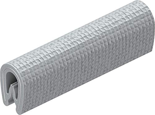 CTA Dichtungen 1 m Kantenschutz Kantenschutzprofil Dichtprofil KB 1-2 mm PVC silber 1C10-04-02 von CTA Dichtungen