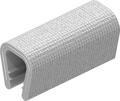 CTA Dichtungen 1x Meter Dichtungsprofil Dichtprofil Kantenschutz PVC hellgrau KB 3-5 mm 1C10-07-02 von CTA Dichtungen
