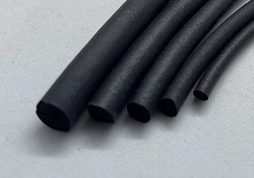 CTA Dichtungen 1x Meter Rundschnur Moosgummi Fugenprofil Rundprofil Fügendichtband EPDM schwarz Ø 6mm 1C16-04 von CTA Dichtungen