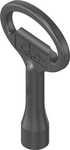 CTA Dichtungen 8mm Dreikantschlüssel aus Gd-Zn in schwarz 1C04-04 von CTA Dichtungen