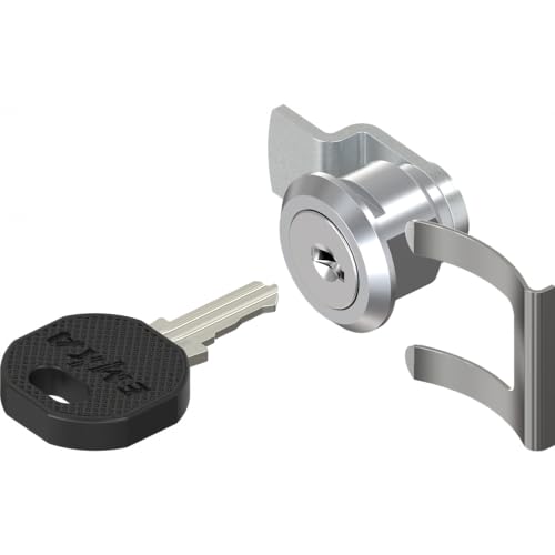 EMKA Briefkastenschloss Zylinder-Vorreiber mit Federbefestigung 2x Schlüssel 2233X Drehriegel 1022-U10 von CTA Dichtungen