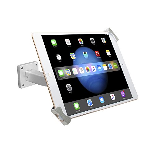 CTA Secure Mount Enclosure - CTA Secure Mounts to Wall Lock & Key Security System Flexibles Gelenk Kompatibel mit allen 7-13 Zoll Tablets, iPad 10,2 Zoll (7. / 8. / 9. Gen), Surface Pro und Galaxy Tab von CTA Digital