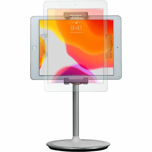 Desktop-Tablet-Ständer – CTA Verstellbarer Desktop-Tablet-Ständer mit Stabiler gewichteter Metallbasis und 360-Grad-Rotations-Kopfbedeckung – kompatibel mit Smartphones und Tablets 4,7-12,9 Zoll Desktop-Tablet-Ständer – CTA Verstellbarer Desktop-Tablet-Ständer mit Stabiler gewichteter Metallbasis und 360-Grad-Rotations-Kopfbedeckung – kompatibel mit Smartphones und Tablets 4,7-12,9 Zoll von CTA Digital
