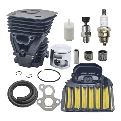 47mm Kettensäge Zylinder Kolben Kit Fit for 455 455e 460 Mit Luft Kraftstoff Filter Linie Öl Ersetzen 537320402 537255702 von CTASRIM