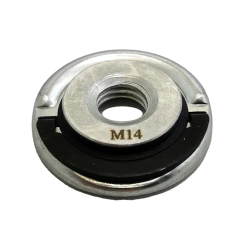 M14 Schnellspannflanschmutter Gewinde Winkelschleifer Selbstsichernder Pressplattenschleifer Passend for Winkelschleifer-Klemmflansch(M14-A) von CTASRIM