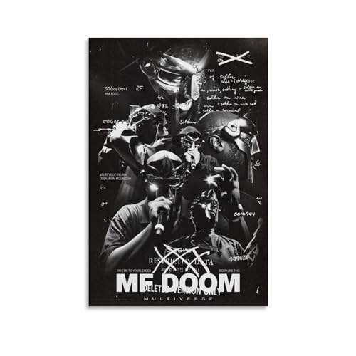 CTATOGE Mf Poster Doom Art Poster Leinwand Gemälde Wandkunst Bild Wohnkultur Druck für Schlafzimmer Wohnzimmer 30 x 45 cm Ungerahmt von CTATOGE