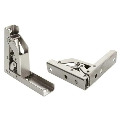 CTCOIJRN 2 Teile/Satz 90 Grad Selbst-Verriegelung Klapp Scharniere Klammern Frühling Klapp Scharnier In Der Lage Beine Klammern Arbeitsplatte Unterstützung Hardware von CTCOIJRN