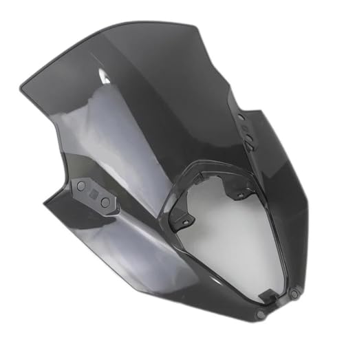 CTCYWLWAYZ Motorrad Windschutzscheibe Motorrad Zubehör Windschutzscheibe Windschutz Für Ninja 650 ER6F 2020 2021 2022 2023 2024 Windabweiser(GRAU) von CTCYWLWAYZ