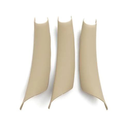 CTCYWLWAYZ Türinnengriffe Für X5 X6 F15 F16 E70 E71 2007-2013 Auto Türinnenverkleidung Griff Pull Trim Cover(Beiger Linkslenker,for F15 F16) von CTCYWLWAYZ