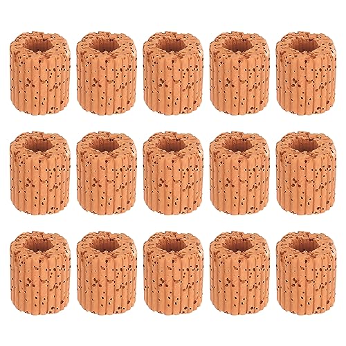 15Stück Aquarium Ring Wasserpflanzen, ‎CTDMJ Aquarium Filter Ringe, Filtermedium Filtermaterial, Aquarium Filter Ringe, Aquarium Wasserflora Landschaftsbau Aquarium Keramikringe Aquarium Deko von CTDMJ