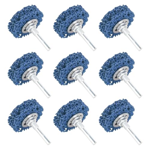 CSD Scheibe50mm,9Stück CBS Reinigungsscheibe Grobreinigungsscheibe CBS Schleifscheibe Set Schleifscheiben für Winkelschleifer (9 blau) von CTDMJ