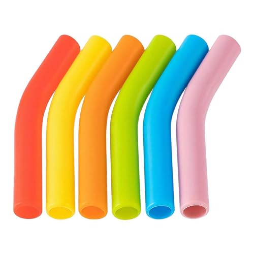 Stanley Trinkhalme, wiederverwendbare Silikonspitzen, 8 mm lebensmittelechtes Gummi, passend für 8–10 mm Durchmesser, 6 Stück Stanley Trinkhalme, wiederverwendbare Silikonspitzen, 8 mm lebensmittelechtes Gummi, passend für 8–10 mm Durchmesser, 6 Stück von CTDWNT