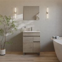 Standwaschtisch mit Unterschrank clif - 60 cm von CTESI