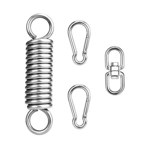 CTForest 4 PCS Hängesessel Feder, Schwingfeder, Schaukelhaken, für Hängesessel, Hammock, Hängeliege, Hängestühle CTForest 4 PCS Hängesessel Feder, Schwingfeder, Schaukelhaken, für Hängesessel, Hammock, Hängeliege, Hängestühle von CTForest