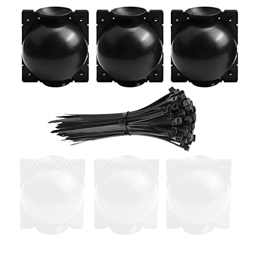 CTForest Grafting Plant Rooting Device, Rooting Ball, Plant Root Device, Geeignet für Pflanzenveredelung, Bewurzelung von Stecklingen(Schwarz, Weiß) von CTForest