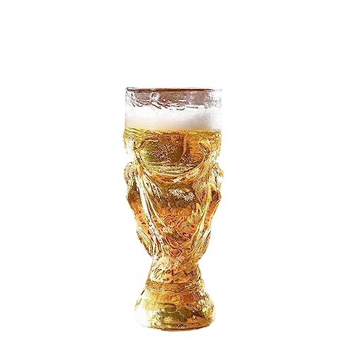 CTForest WM Meister Bierglas, 350 ml Fußball Bierglas, Weltmeisterschaft Bierglas, Geeignet für Familienfeiern und Fußballpartys(Glas) von CTForest