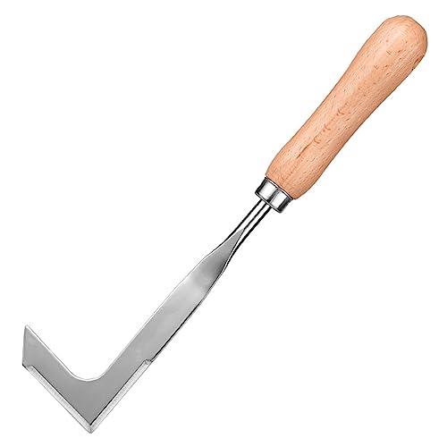 Fugenkratzer mit Holzgriff, Unkrautmesser Edelstahl, Fugenkratzer, Geeignet zum Jäten und Entfernen von Unkraut Fugenkratzer mit Holzgriff, Unkrautmesser Edelstahl, Fugenkratzer, Geeignet zum Jäten und Entfernen von Unkraut von CTForest