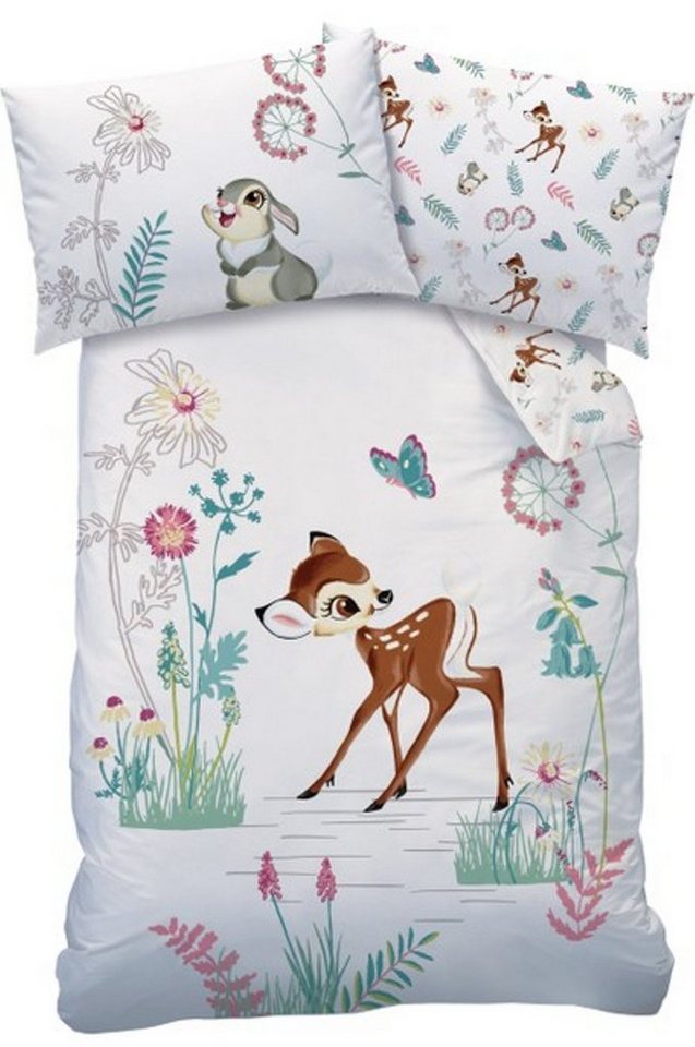 Babybettwäsche Baby Bettwäsche Disney Bambi 100 x 135 cm 100% Baumwolle, CTI von CTI