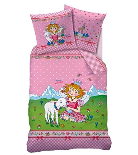 Biber Kinder Bettwäsche Prinzessin Lillifee Motiv Bergkristall 135 x 200 cm / 80 x 80 cm Neu/Ovp in Flanellqualität von CTI