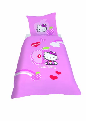 CTI 039549 Bettwäsche Hello Kitty Apple / Linon / 135 x 200 + 80 x 80 cm von CTI