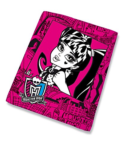 CTI 041217 Fleece Decke Monster High Frame, 110 x 140 cm, rosa von CTI